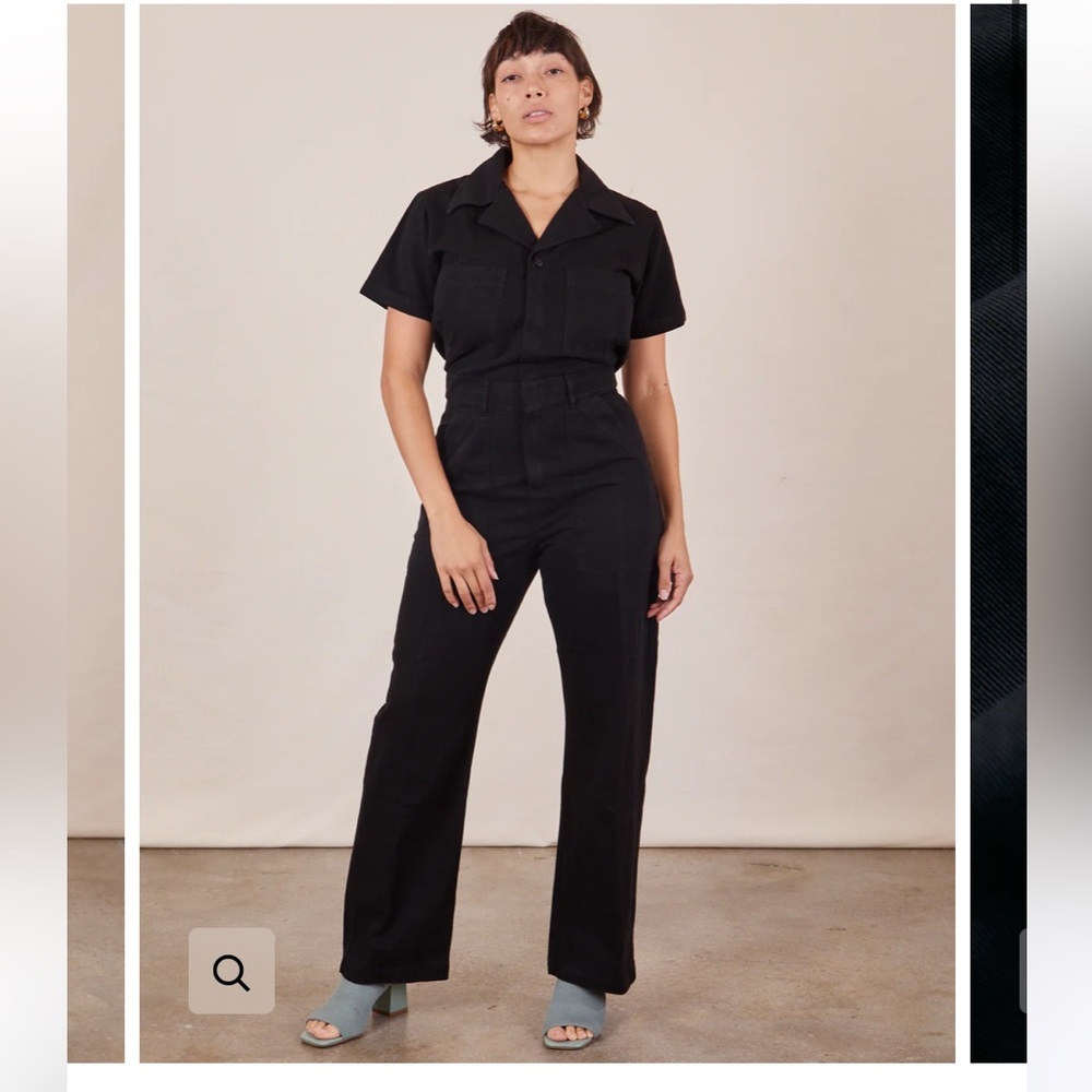 NWT Big Bud Press Short Sleeve Jumpsuit- Basic Black